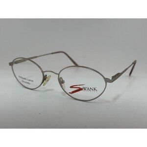 SWANK EYEWEAR - 135 970IU 890 135 Silver Oval Eyeglass Frames